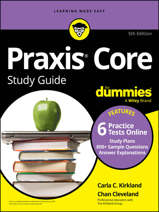 Title details for Praxis Core Study Guide For Dummies by Carla C. Kirkland - Available